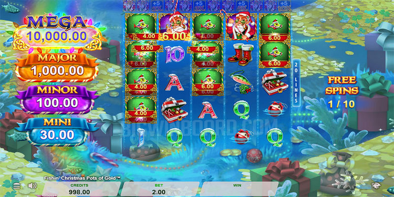 Giới thiệu game Câu cá hũ vàng phiên bản Giáng Sinh