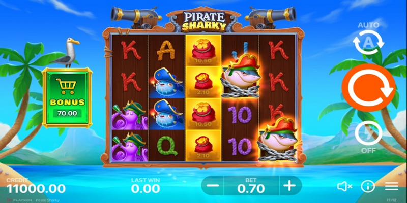 Tổng quan về game slots Cướp biển Sharky