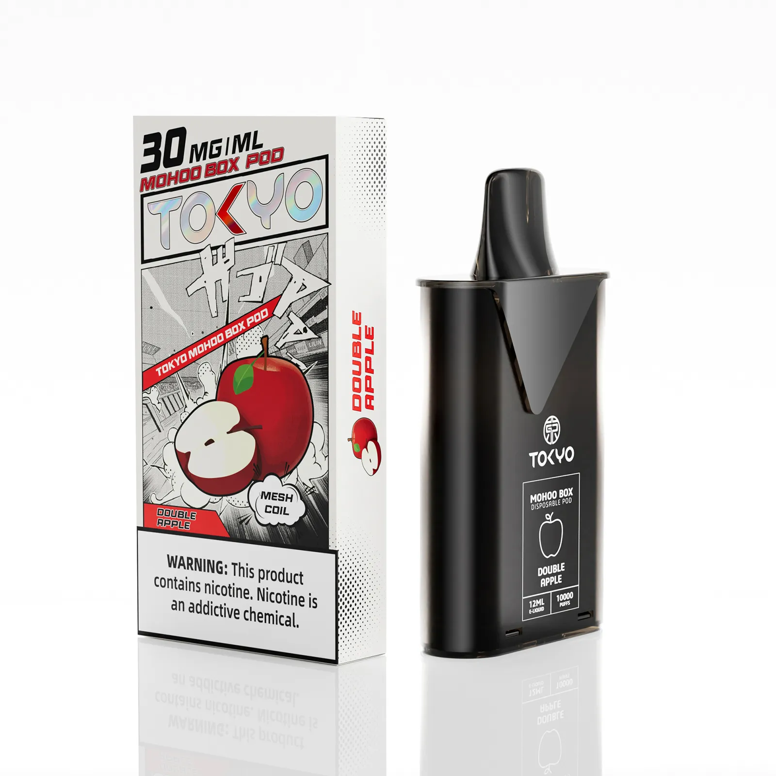 東京魔盒蘋果口味 電子煙彈:清新香甜的抽吸體驗 - 電子煙專賣:圖片 2