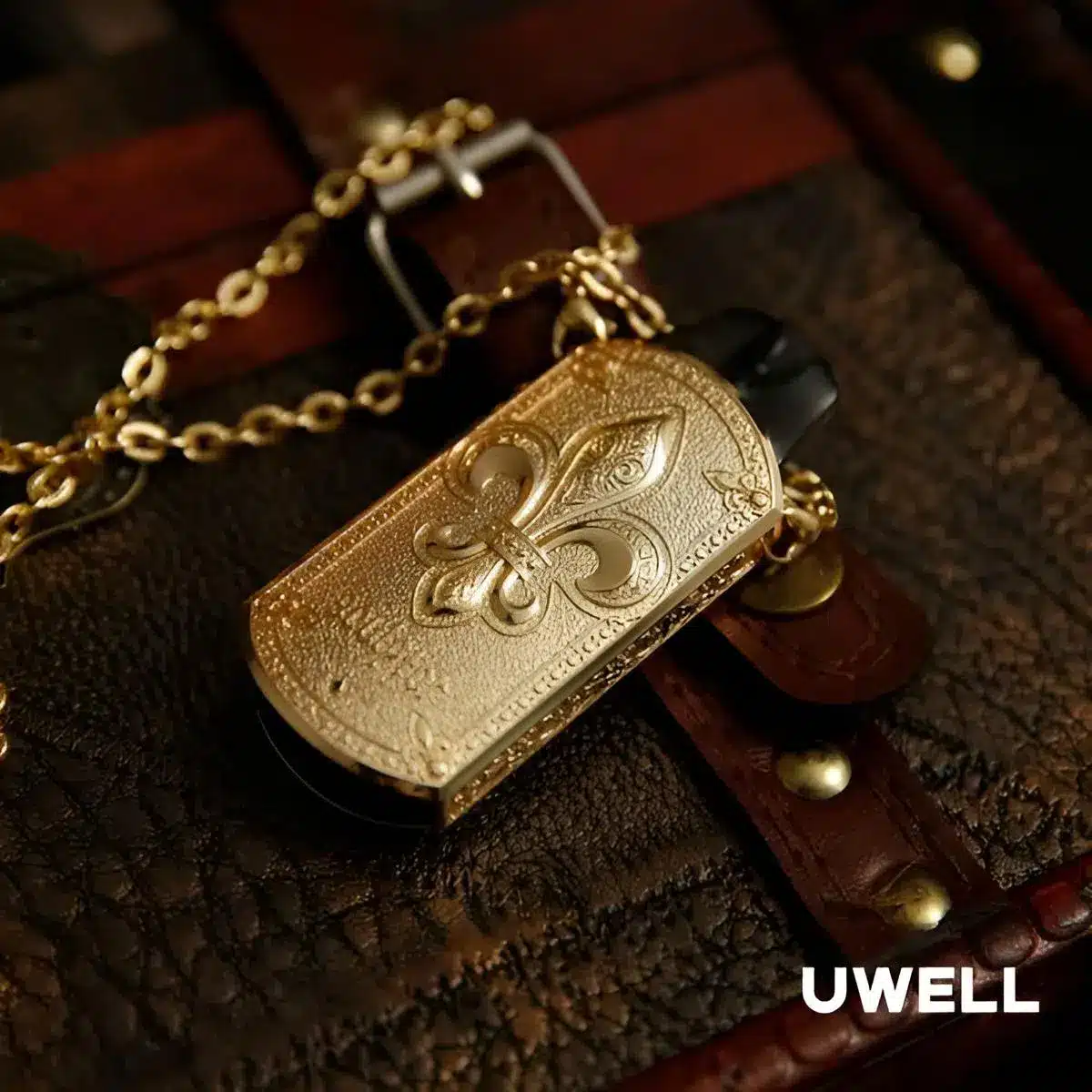 UWELL SCULPTOR 雕塑家小煙主機 11W|精緻電鍍金屬雕刻工藝:圖片 3