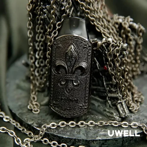 Alternative view of UWELL SCULPTOR 雕塑家小煙主機 11W｜精緻電鍍金屬雕刻工藝
