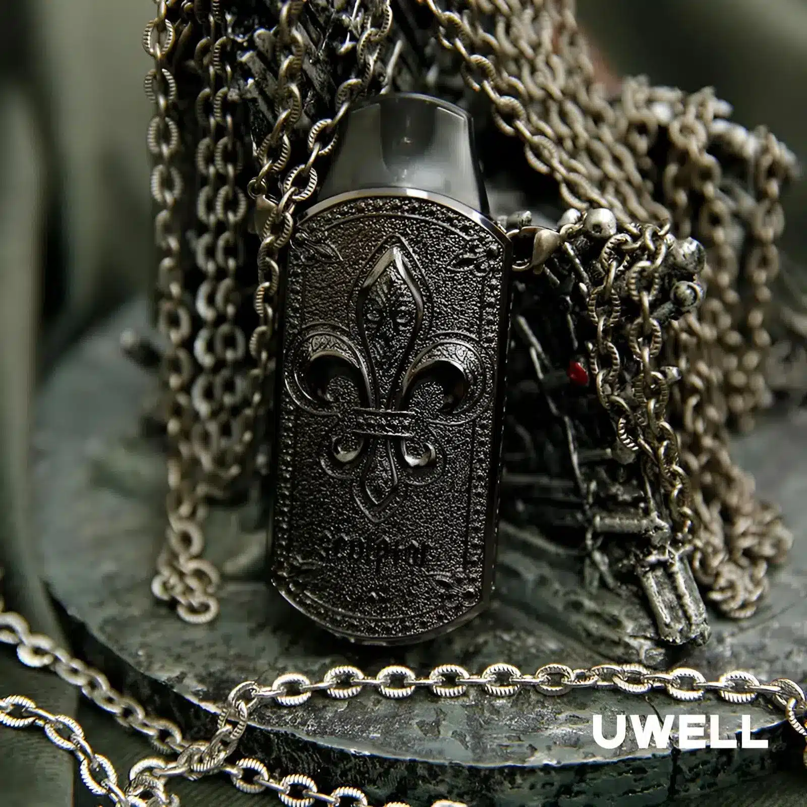 UWELL SCULPTOR 雕塑家小煙主機 11W|精緻電鍍金屬雕刻工藝:圖片 2