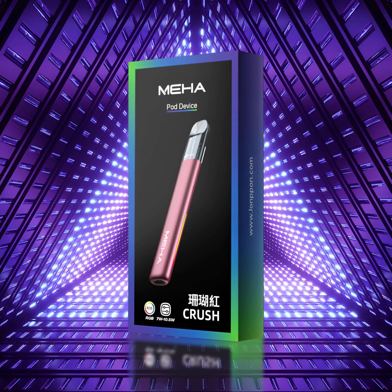 Meha Crush 五代主機|三檔功率調節・氛圍燈智能電子煙:圖片 7