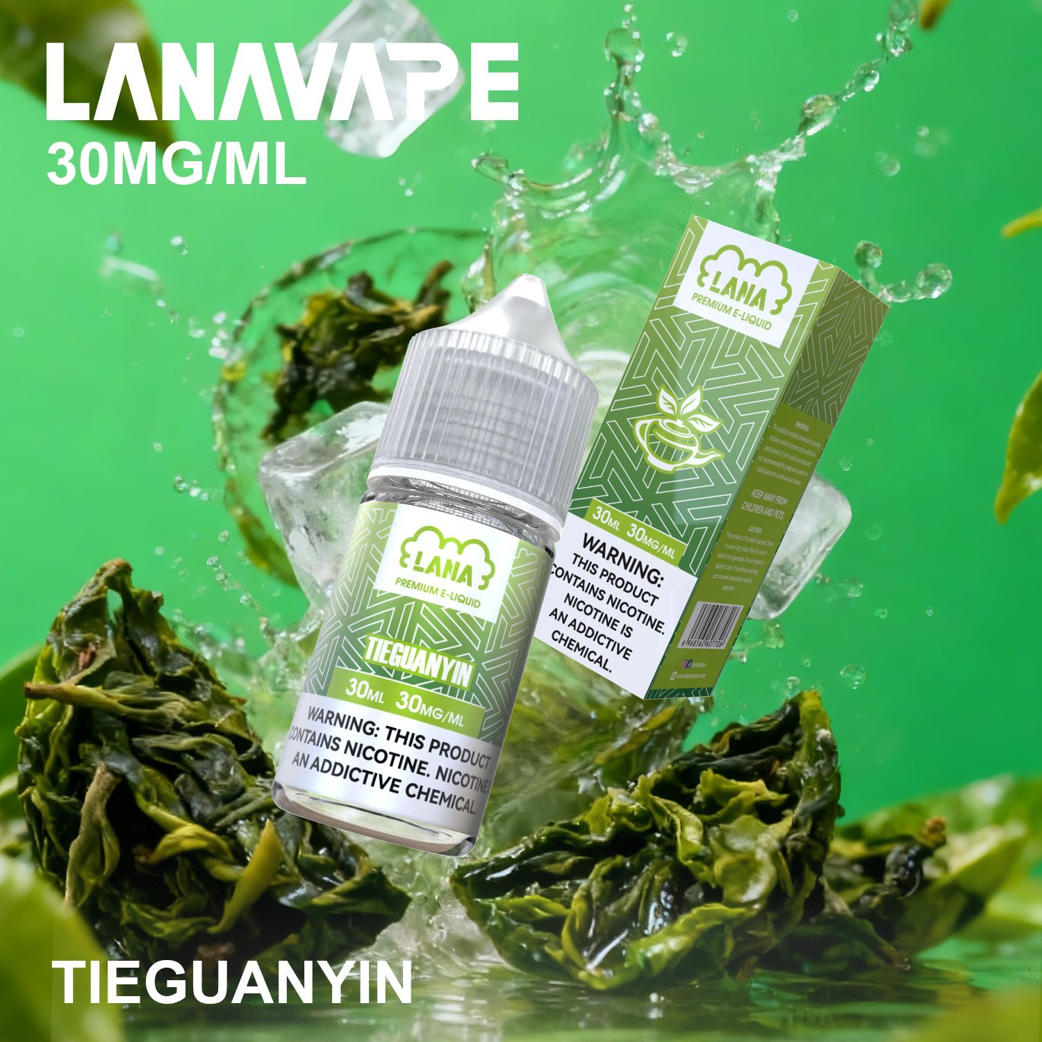 LANA 拉娜煙油 30ml 瓶裝煙油|30MG 冰感強勁・清涼口感升級:圖片 5