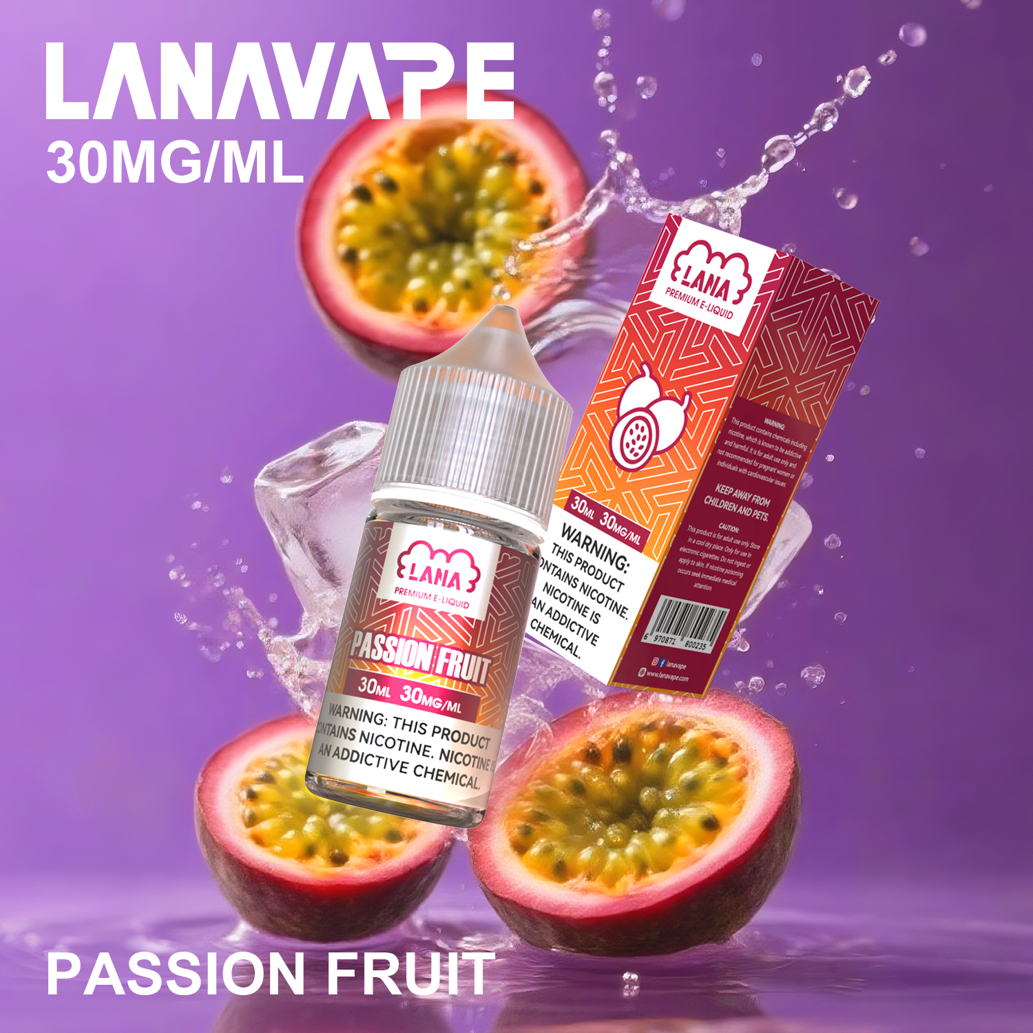 LANA 拉娜煙油 30ml 瓶裝煙油|30MG 冰感強勁・清涼口感升級:圖片 8