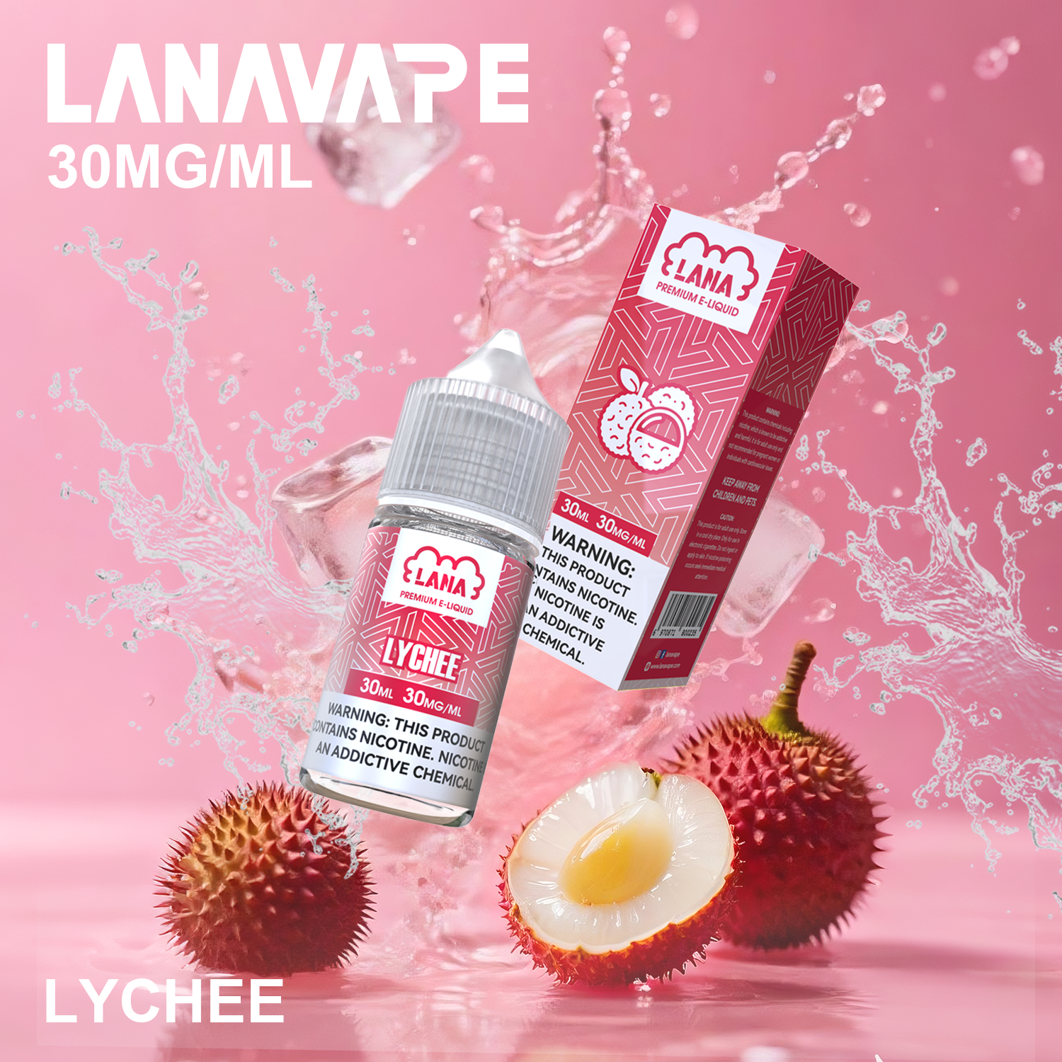 LANA 拉娜煙油 30ml 瓶裝煙油|30MG 冰感強勁・清涼口感升級:圖片 12
